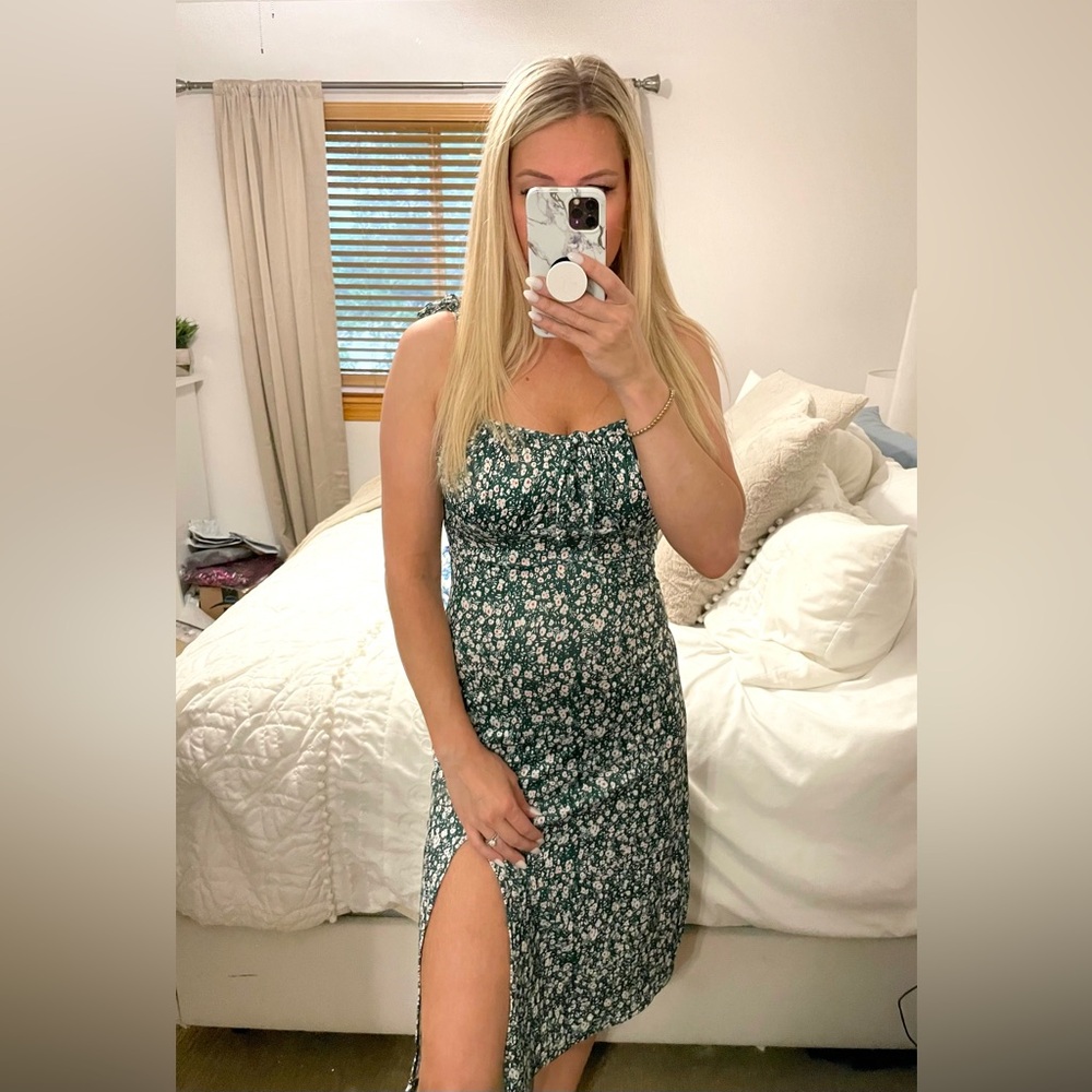 Flora tie strap dress